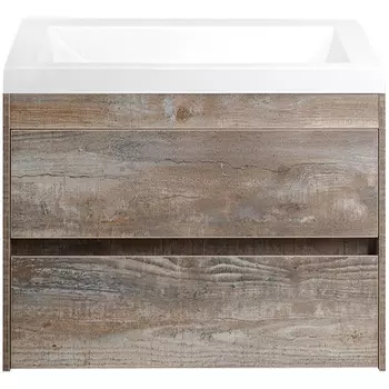 Тумба с раковиной Art&amp;Max Family 75 см Family-750-2C-SO-PE pino esotica