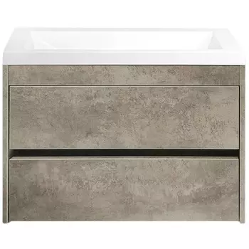 Тумба с раковиной Art&amp;Max Family 90 см Family-900-2C-SO-CV cemento veneto