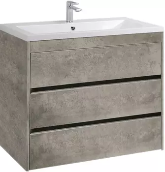 Тумба с раковиной Art&amp;Max Family 90 см Family-900-3C-PIA-CV cemento veneto