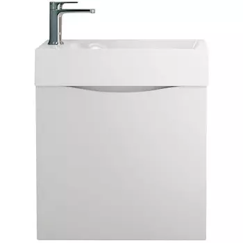 Тумба с раковиной Art&amp;Max Liberty 50 см Liberty-500-1D-SO-BL-L bianco lucido