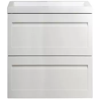 Тумба с раковиной Art&amp;Max Platino 60 см AM-Platino-580-2C-SO-BM белый матовый