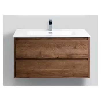 Тумба с раковиной BelBagno KRAFT 39-800/390-2C-SO-RT 80 см Rovere Tabacco