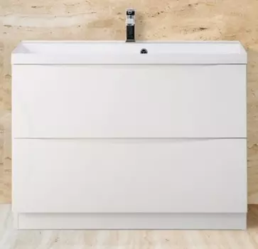 Тумба с раковиной BelBagno MARINO-700-2C-PIA-BL-P bianco lucido