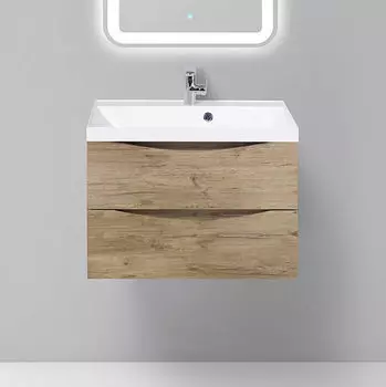 Тумба с раковиной BelBagno MARINO-750-2C-SO-RN-P rovere nature