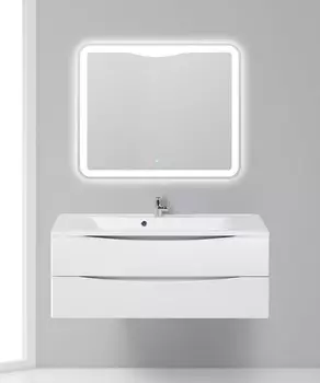 Тумба с раковиной BelBagno Marino MARINO-1200-2C-SO-BO-P, 120 х 45 х 55 см, Bianco Opaco - белый матовый