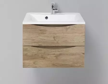 Тумба с раковиной BelBagno Marino MARINO-800-2C-SO-RN-P, 80 х 45 х 55 см, Rovere Nature - светло-коричневый