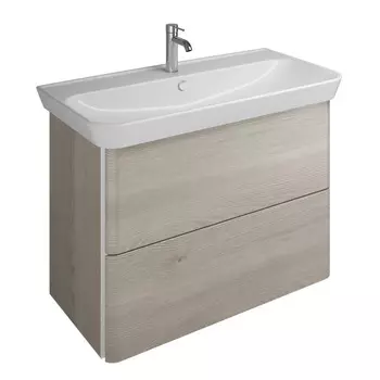 Тумба с раковиной Burgbad Iveo 100 см SFEN100F2834G0161C0001*1 фланелевый дуб