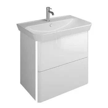 Тумба с раковиной Burgbad Iveo 80 см SFEY080F2833G0169C0001*1 белый глянцевый