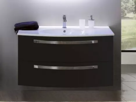 Тумба с раковиной Cezares Comfort 42194 nero lucido