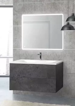 Тумба с раковиной Cezares Premier-HPL-100-2C-SO-MGN-BLUM-EST