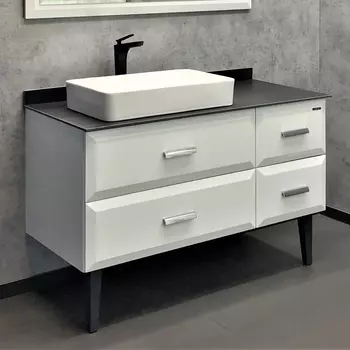 Тумба с раковиной Comforty Империя-120 00-00003852 белый