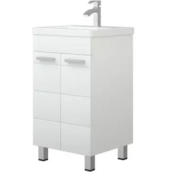 Тумба с раковиной Corozo Денвер 50 см SD-00000529 белый