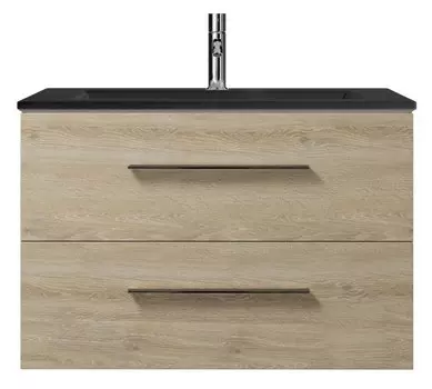 Тумба с раковиной Creto Ares Davos 80 black