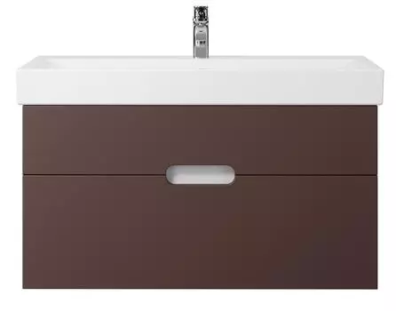 Тумба с раковиной Creto Malibu Chocolate 100 см