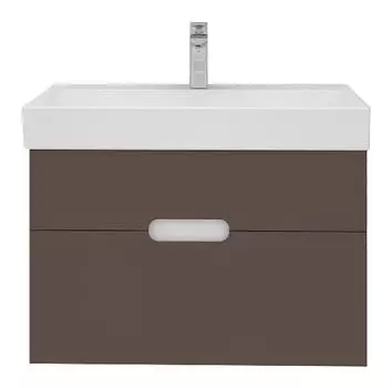Тумба с раковиной Creto Malibu Chocolate 80 см