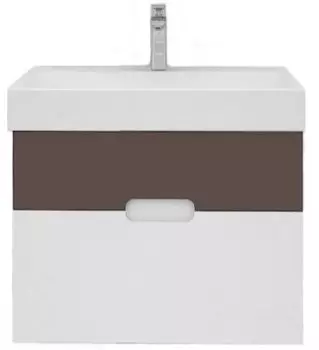 Тумба с раковиной Creto Malibu Chocolate Soft 60