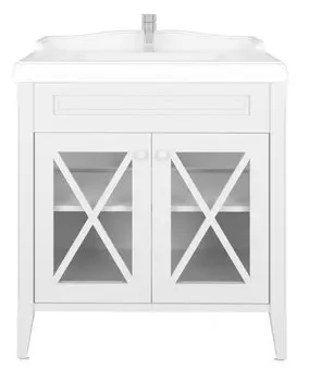 Тумба с раковиной Creto Vetra 80, белая