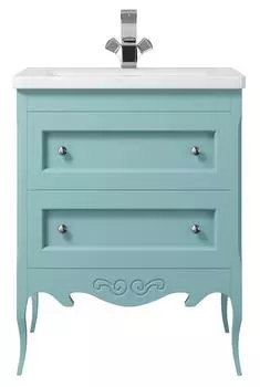 Тумба с раковиной Creto Viva Blue 66