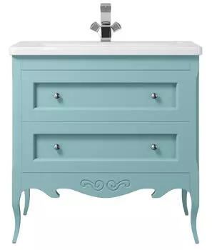 Тумба с раковиной Creto Viva Blue 85