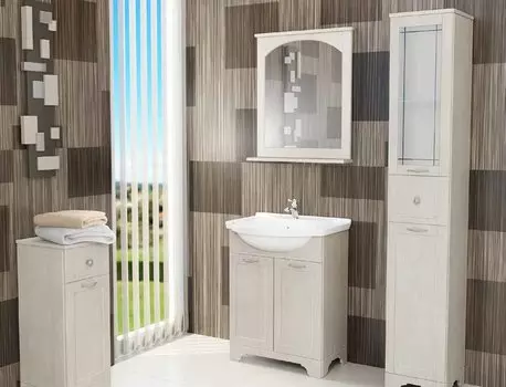 Тумба с раковиной Dreja Antia 65, капучино