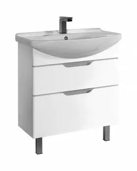 Тумба с раковиной Dreja Laguna Plus 65, белый лак