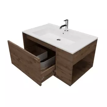 Тумба с раковиной Grossman ТЕНЗА-85 см с 1-м ящ. Веллингтон