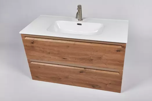 Тумба с раковиной INDA Piccadilly 100RC Cemento