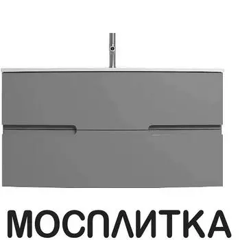 Тумба с раковиной Jacob Delafon Nona 100 см EB1889RU-442 серый антрацит глянцевый