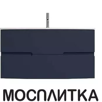 Тумба с раковиной Jacob Delafon Nona 100 см EB1889RU-G98 темно-синий глянцевый