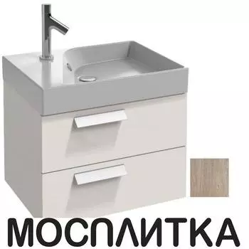 Тумба с раковиной Jacob Delafon Rythmik 60 см EB1301-E10 квебекский дуб