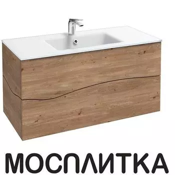 Тумба с раковиной Jacob Delafon Sherwood 100 см EB1833RU-P13 состаренный дуб