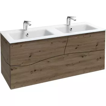 Тумба с раковиной Jacob Delafon Sherwood 120 см EB1834RU-P13 состаренный дуб