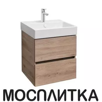 Тумба с раковиной Jacob Delafon Tolbiac 50 см EB1378-E75 дуб давос натуральный
