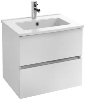 Тумба с раковиной Jacob Delafon Tolbiac 60 см EB2381-J5 белый блестящий