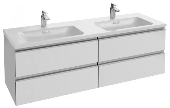 Тумба с раковиной Jacob Delafon Vox 141 белый блестящий