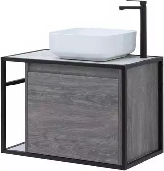 Тумба с раковиной Nova Lite LOFT 75 R цв. дуб рошелье, 261653