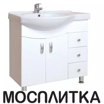 Тумба с раковиной Onika Эльбрус 82.10 крыло справа, 108202