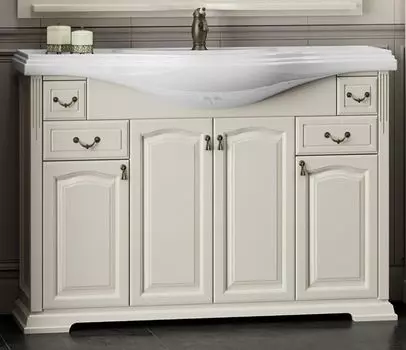 Тумба с раковиной Opadiris Риспекто 120 слоновая кость