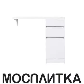 Тумба с раковиной Orange Optima OP-40TUW+RAR правой под стиральную машину