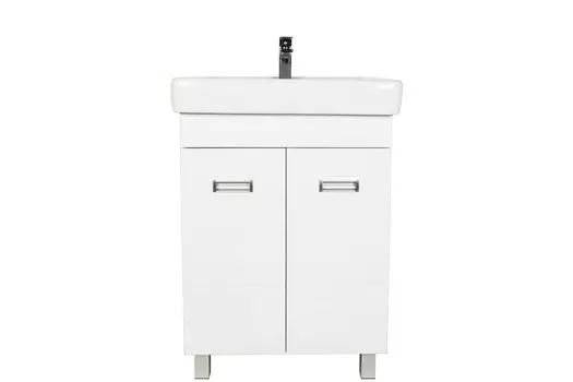 Тумба с раковиной Orange Таис 60 см, напольная, белый