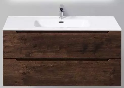 Тумба с раковиной подвесная BelBagno Etna 100 Rovere Moro