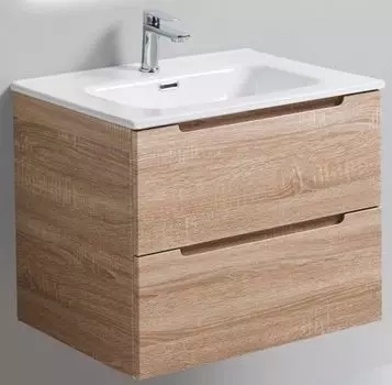 Тумба с раковиной подвесная BelBagno Etna 60 Rovere Bianco