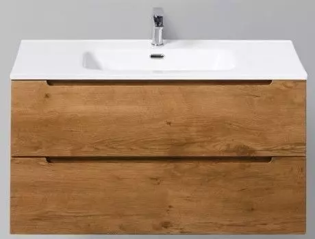 Тумба с раковиной подвесная BelBagno Etna 90 Rovere Nature