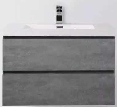 Тумба с раковиной подвесная BelBagno Luce 80 Stucco Cemento