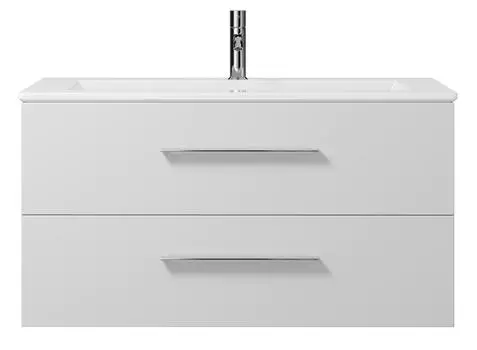 Тумба с раковиной подвесная Creto Ares 100 белый