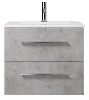 Тумба с раковиной подвесная Creto Ares 60 серая