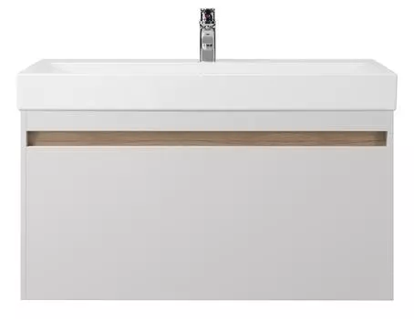 Тумба с раковиной подвесная Creto Etna 100 белая