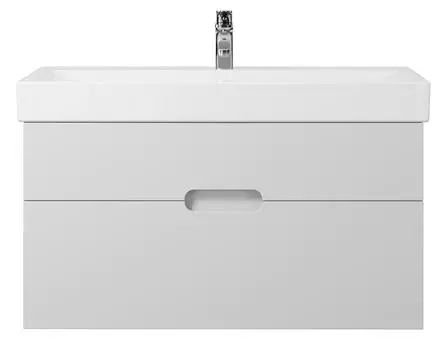 Тумба с раковиной подвесная Creto Malibu 100 белая