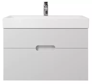 Тумба с раковиной подвесная Creto Malibu 80 белая