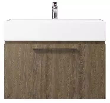 Тумба с раковиной подвесная Creto Milano 80 Truffle